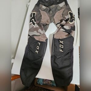 Fox 180 Black and Gray Riding Gear